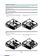 Предварительный просмотр 59 страницы Mitsubishi Electric XD80U User Manual