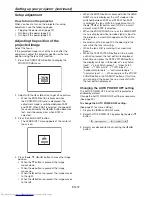 Preview for 12 page of Mitsubishi Electric XD8500U User Manual