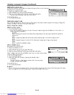 Preview for 29 page of Mitsubishi Electric XD8500U User Manual