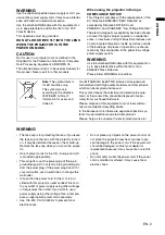 Preview for 3 page of Mitsubishi Electric XD90U User Manual