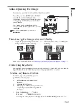 Preview for 25 page of Mitsubishi Electric XD90U User Manual