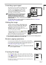 Preview for 27 page of Mitsubishi Electric XD90U User Manual