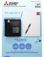 Mitsubishi Electric XD95U Brochure & Specs предпросмотр