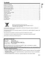 Предварительный просмотр 3 страницы Mitsubishi Electric XL550U User Manual