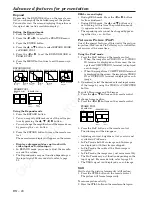 Preview for 21 page of Mitsubishi Electric XL5900LU User Manual