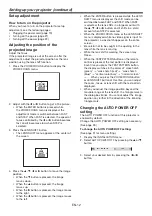 Предварительный просмотр 12 страницы Mitsubishi Electric XL7100 User Manual