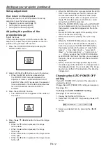 Preview for 12 page of Mitsubishi Electric XL7100U User Manual