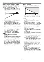 Preview for 17 page of Mitsubishi Electric XL7100U User Manual