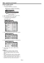 Preview for 31 page of Mitsubishi Electric XL7100U User Manual