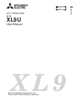 Mitsubishi Electric XL9U User Manual preview