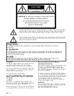 Preview for 2 page of Mitsubishi Electric XL9U User Manual