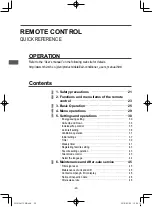 Предварительный просмотр 22 страницы Mitsubishi Heavy Industries eco touch RC-EXC3A Quick Reference