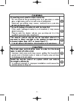 Предварительный просмотр 6 страницы Mitsubishi Heavy Industries ESA30EH2 Series User Manual