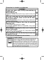 Предварительный просмотр 11 страницы Mitsubishi Heavy Industries ESA30EH2 Series User Manual