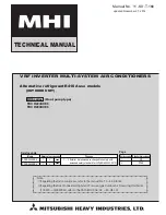 Preview for 1 page of Mitsubishi Heavy Industries FDCR224KXE6 Technical Manual