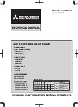 Mitsubishi Heavy Industries FDCW100VNX-A Technical Manual preview