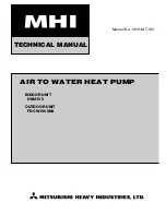 Mitsubishi Heavy Industries FDCW100VNX Technical Manual preview