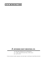 Preview for 173 page of Mitsubishi Heavy Industries FDCW100VNX Technical Manual