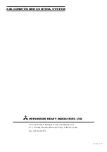 Предварительный просмотр 20 страницы Mitsubishi Heavy Industries SC-BIKN-E Technical Manual