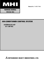 Preview for 1 page of Mitsubishi Heavy Industries SC-GIFN-E Technical Manual