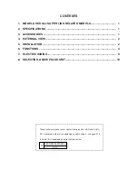 Предварительный просмотр 2 страницы Mitsubishi Heavy Industries SC-SLA3-ER Technical Manual