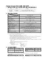 Preview for 3 page of Mitsubishi Heavy Industries SC-SLA3-ER Technical Manual