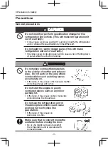 Предварительный просмотр 16 страницы Mitsubishi Heavy Industries TU85SAE Operation Manual