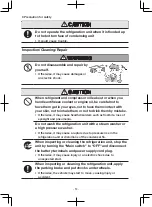 Предварительный просмотр 18 страницы Mitsubishi Heavy Industries TU85SAE Operation Manual