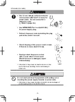 Предварительный просмотр 20 страницы Mitsubishi Heavy Industries TU85SAE Operation Manual