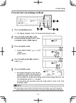 Предварительный просмотр 37 страницы Mitsubishi Heavy Industries TU85SAE Operation Manual