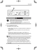 Предварительный просмотр 43 страницы Mitsubishi Heavy Industries TU85SAE Operation Manual