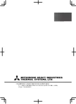 Предварительный просмотр 78 страницы Mitsubishi Heavy Industries TU85SAE Operation Manual