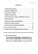 Предварительный просмотр 3 страницы Mitsubishi Heavy Industries WF-RAC Technical Manual