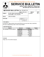 Предварительный просмотр 8 страницы Mitsubishi MOTORS CARISMA 1996 Service Bulletin