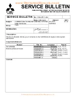 Предварительный просмотр 49 страницы Mitsubishi MOTORS CARISMA 1996 Service Bulletin