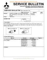 Предварительный просмотр 92 страницы Mitsubishi MOTORS CARISMA 1996 Service Bulletin