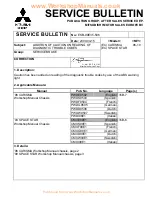 Предварительный просмотр 188 страницы Mitsubishi MOTORS CARISMA 1996 Service Bulletin