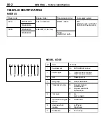 Предварительный просмотр 4 страницы Mitsubishi MOTORS Colt 2000 Workshop Manual Supplement