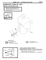 Предварительный просмотр 17 страницы Mitsubishi MOTORS Colt 2000 Workshop Manual Supplement