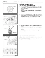 Предварительный просмотр 20 страницы Mitsubishi MOTORS Colt 2000 Workshop Manual Supplement