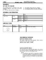 Предварительный просмотр 24 страницы Mitsubishi MOTORS Colt 2000 Workshop Manual Supplement