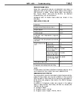 Предварительный просмотр 37 страницы Mitsubishi MOTORS Colt 2000 Workshop Manual Supplement