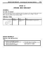 Предварительный просмотр 201 страницы Mitsubishi MOTORS Colt 2000 Workshop Manual Supplement