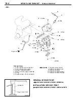 Предварительный просмотр 204 страницы Mitsubishi MOTORS Colt 2000 Workshop Manual Supplement