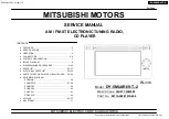 Mitsubishi MOTORS DY-5MU4R69-T Service Manual preview