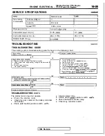 Preview for 386 page of Mitsubishi MOTORS Eclipse 1997 Service Manual