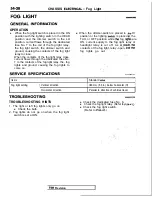 Preview for 461 page of Mitsubishi MOTORS Eclipse 1997 Service Manual