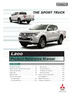 Mitsubishi MOTORS L200 1978 Product Reference Manual предпросмотр