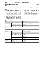 Preview for 835 page of Mitsubishi MOTORS L200 1996 Workshop Manual