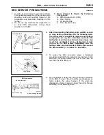 Preview for 1400 page of Mitsubishi MOTORS L200 1996 Workshop Manual